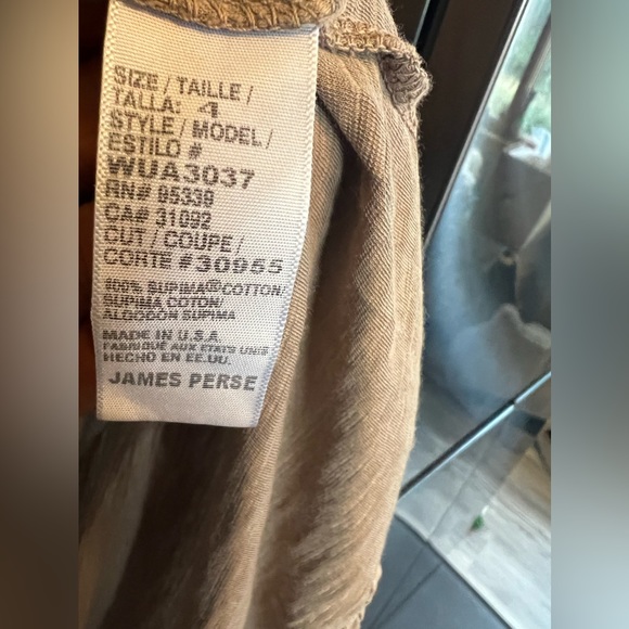 James Perse Shirt Womens Size 4  brown Short Sleeve T Shirt Stretch - Picture 4 of 7